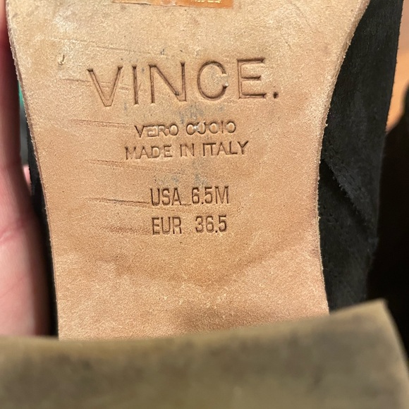 Vince Haider Suede Bootie Black Size 6.5 - Picture 8 of 13